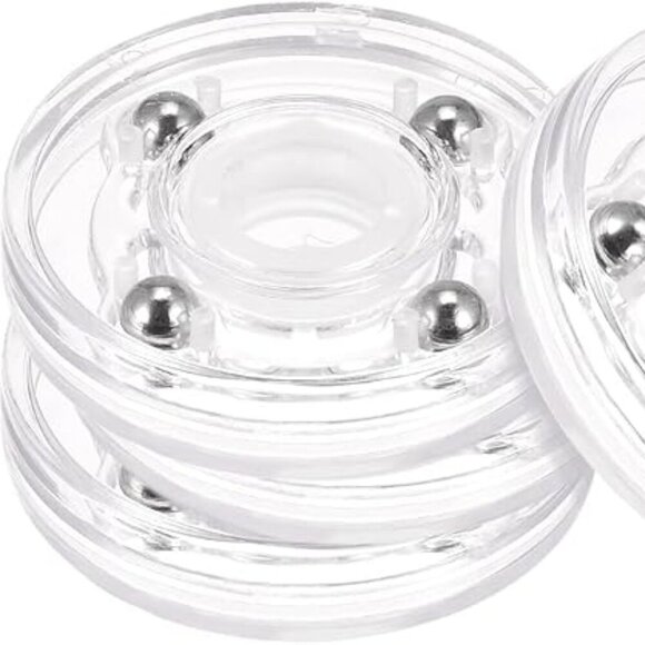 2 inch Clear Rotating Swivel Stand Lazy Susan Turntable Display - Picture 6 of 7